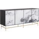 Cordero 68 X 17.75 inch Black / Antique Brass Sideboard